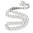 تسبیح مدل سنگ کوارتز شفاف