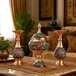 ست هدیه نگارستان نيلی مدل مس و پرداز کد JR-1623gold

