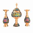 ست هدیه نگارستان نيلی مدل مس و پرداز کد JR-1623gold

