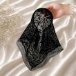 تل اسکارف زنانه مدل لبه توری