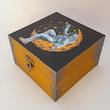 جعبه هدیه چوبی مدل فانتزی طرح فضانورد کد SB16