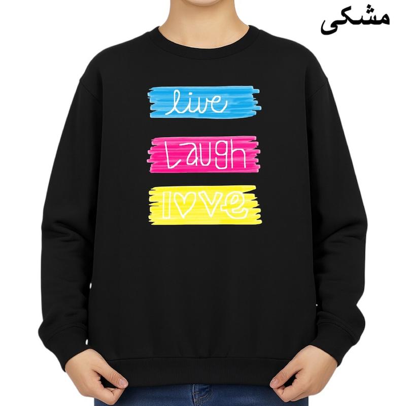 سویشرت زنانه مدل نوشته کد v7 