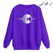 سویشرت زنانه مدل دیسک موزیک کد p2  