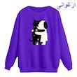 سویشرت زنانه مدل گربه و سگ کد p1  