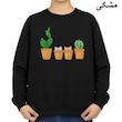 سویشرت زنانه مدل کاکتوس و گربه کد v2 