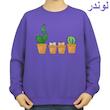 سویشرت زنانه مدل کاکتوس و گربه کد v2 
