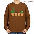 سویشرت زنانه مدل کاکتوس و گربه کد v2 