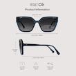 عینک آفتابی پلاریزه UV400 گربه ای زنانه ریزالت مدل WD5101