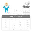 پیراهن آستین بلند یقه گرد دخترانه فیورلا مدل  ساناز 25518