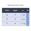 پیراهن آستین بلند یقه گرد دخترانه الگومی مدل پری گل کد RD