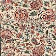 رومیزی قلمکار ممتاز اصفهان اثر عطريان طرح گل صدپر قاجار مدل G119سایز ۱۰۰*۱۰۰ سانتی متر
