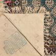رومیزی قلمکار ممتاز اصفهان اثر عطريان طرح حصیری مدل G114 سایز ۸۰*۸۰ سانتی متر