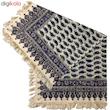 رومیزی قلمکار ممتاز اصفهان اثر عطريان طرح شش بته قاجار مدل G131سایز 100*100