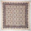 رومیزی قلمکار صدر مدل گلدانی کد 100