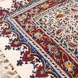 رومیزی قلمکار سنتی طرح گل و بوته مدل 4 نفره کد 100150-1