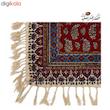 رومیزی قلمکار ممتاز اصفهان اثر عطريان طرح بته قرمز مدل G183