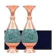 گلدان فیروزه کوبی کد 25-2 بسته 2 عددی
