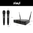 میکروفن بی سیم مدل دو کانال دستی کد TW100