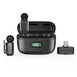 ست میکروفن بی سیم مدل SX35 mini با درگاه اتصال تایپ سی