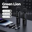 ست میکروفن بی سیم گرین لاین مدل GM-76X با درگاه اتصال USB-C/لایتنینگ/USB-A