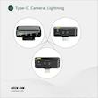 ست میکروفن بی سیم گرین لاین مدل GM-85X با درگاه‌های اتصال USB C