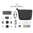 ست میکروفن بی سیم دی جی آی مدل Mic Mini 2 دوکاربره با درگاه اتصال Type-c