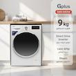 ماشین لباسشویی 9 کیلوگرم اتوماتیک جی پلاس مدل GWM-R909W