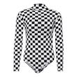 بادی آستین بلند زنانه پپا مدل checkered 
