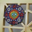 ساعت دیواری میناکاری طرح گره چینی