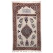 سجاده قلمکار ممتاز اصفهان اثر عطريان طرح ترنج مدل G76 سایز 60*120 سانتی متر