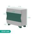دراور اسمردیس مدل D101 - MDF