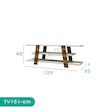 میز تلویزیون اسمردیس مدل TV151 - MDF