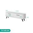 میز تلویزیون اسمردیس مدل TV145 - MDF
