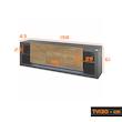 میز تلویزیون هیراد مدل TV130 مناسب برای تلویزیون تا 85 اینچ