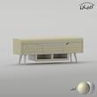 میز تلویزیون اعیان مدل FH1024 مناسب برای تلویزیون تا 55 اینچ