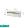 میز تلویزیون اسمردیس مدل TV121 - MDF+
