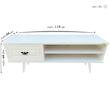 میز تلویزیون کاریزما چوب مدل W.KO.205