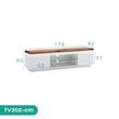 میز تلویزیون اسمردیس مدل TV202 مناسب برای تلویزیون تا 75 اینچ