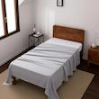 ملحفه فیلور آدنو مدل Plain کد FI37 یک نفره سایز 240x140 سانتی‌متر