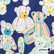ملحفه آدنو مدل Ted کد IR85 یک نفره سایز 90x200 سانتی متر