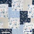 ملحفه آدنو مدل چهل تکه کد CH110 دونفره سایز 180x200 سانتی متر
