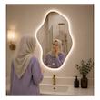 آینه سرویس‌ بهداشتی مدل دفرمه بکلایت لمسی سایز 70×100 سانتی متر