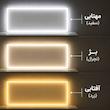 آینه سرویس بهداشتی مدل مستطیل افقی کد 10 بلوتوثی سایز 70×50  سانتی متر