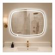 آینه سرویس‌ بهداشتی مدل مستطیل 08 نوردار لمسی سایز 60*80 سانتی متر
