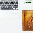 استیکر لپ تاپ مدل شب نما طرح پلک کد CK  بسته چهار عددی