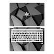 استیکر لپ تاپ توییجین و موییجین مدل هندسی 21 مناسب برای لپ تاپ اچ پی Elitebook 850 G5 به همراه برچسب حروف فارسی کیبورد