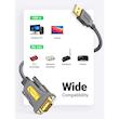 کابل USB.2 به DB9-RS232 یوگرین مدل CR104-20210 طول 1 متر