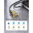 کابل USB.2 به DB9-RS232 یوگرین مدل CR104-20210 طول 1 متر