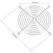  محافظ فن کامپیوتر مدل Basic12 بسته ۱۰۰ عددی