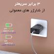 شارژر دیواری باسئوس مدل Quick Charger 18W به همراه کابل تبدیل لایتنینگ